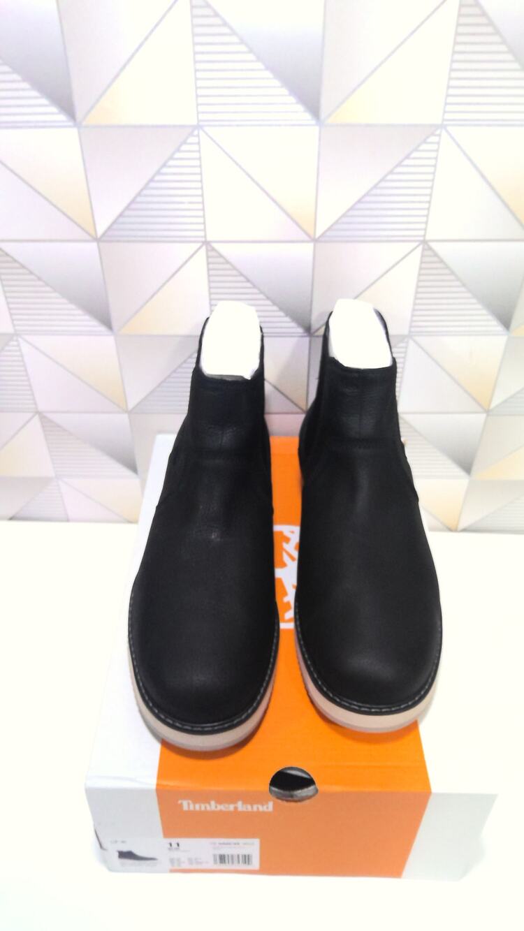 Timberland Redwood Edge Essential Chelsea Boots Men’s 11 Black Leather A6CVEW02